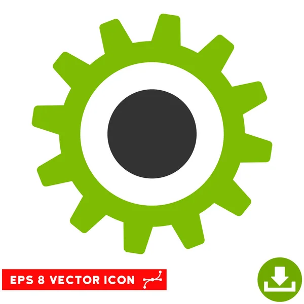 Cogwheel Vector Eps Ícone —  Vetores de Stock