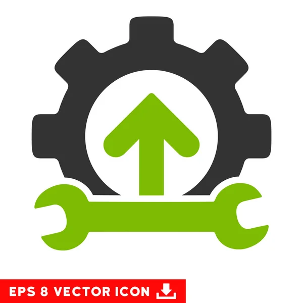 Getriebe Integration Tools Vektor eps Symbol — Stockvektor