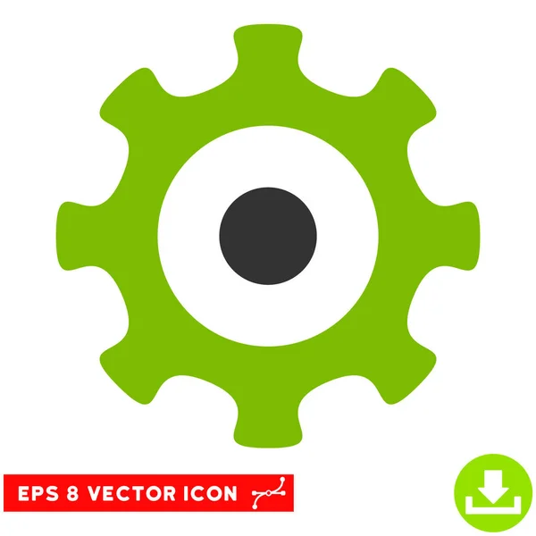 Engrenagem Vector Eps Ícone — Vetor de Stock