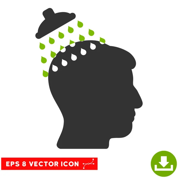Head Shower Vector Eps Icon — Stock Vector