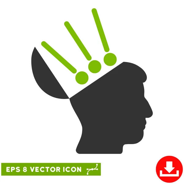 Interfaz de mente abierta Vector Eps icono — Vector de stock