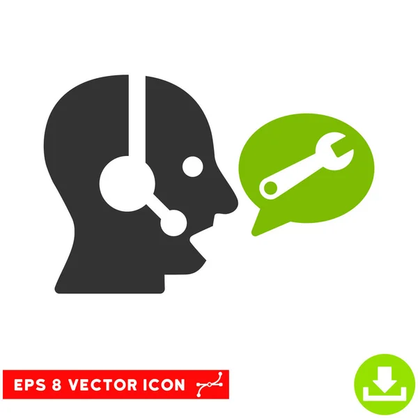 Operator Service Message Vector Eps Icon — Stock Vector