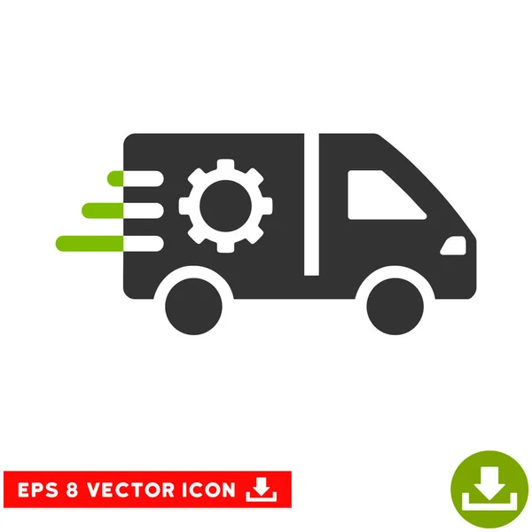 Service Car Vector Eps Icon — Stock Vector