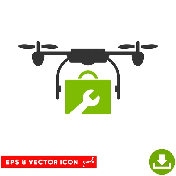 Service Drohne Vektor eps Symbol — Stockvektor