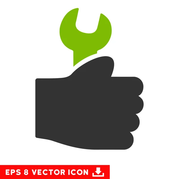 Service Hand Vector Eps Icon — Stock Vector