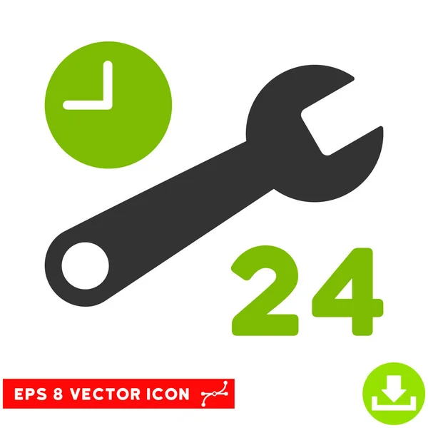 Service Stunden Vektor eps Symbol — Stockvektor