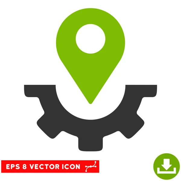 Service Map Marker Vector Eps Icon — Stock Vector
