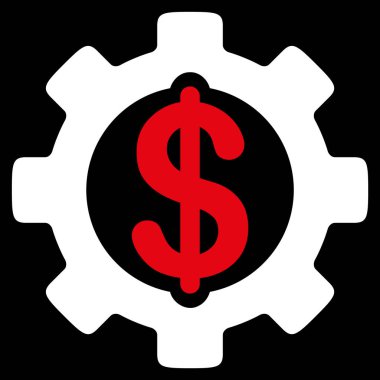 Geliştirme maliyet düz simgesi