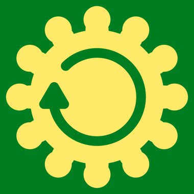COG döndürme düz simgesi