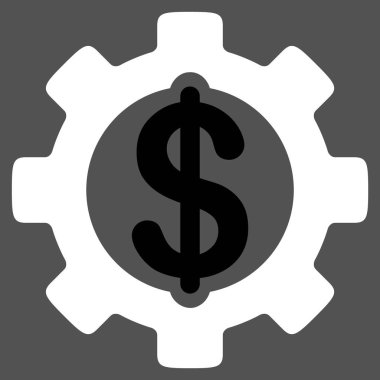 Geliştirme maliyet düz simgesi