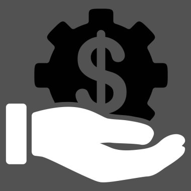 Geliştirme hizmet düz simgesi