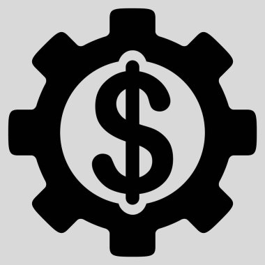 Geliştirme maliyet düz simgesi