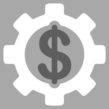 Geliştirme maliyet düz simgesi