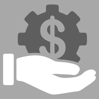 Geliştirme hizmet düz simgesi