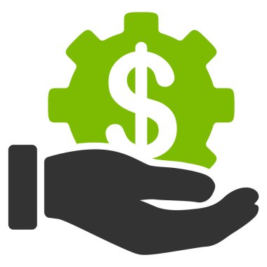 Geliştirme hizmet düz simgesi