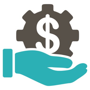 Geliştirme hizmet düz simgesi