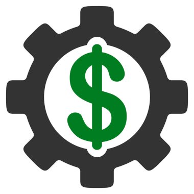 Geliştirme maliyet düz simgesi