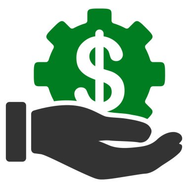 Geliştirme hizmet düz simgesi