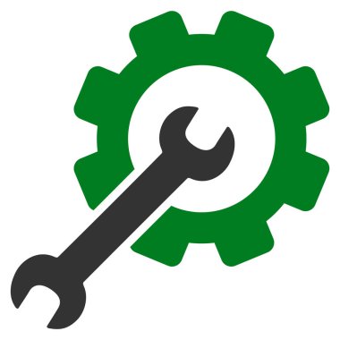 Kurulum araçları düz simgesi