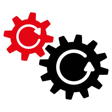 SMM döndürme düz simgesi