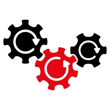 Şanzıman vites döndürme düz simgesi