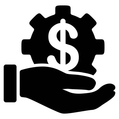 Geliştirme hizmet düz simgesi