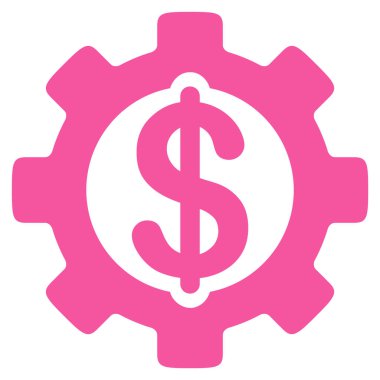 Geliştirme maliyet düz simgesi