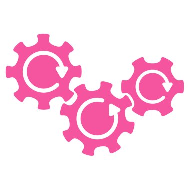 Şanzıman vites döndürme düz simgesi