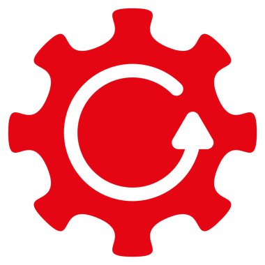 COG döndürme yönünü düz simgesi