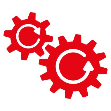 SMM döndürme düz simgesi