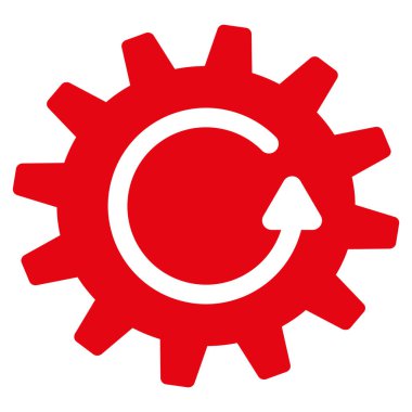 Karikatür döndürme düz simgesi