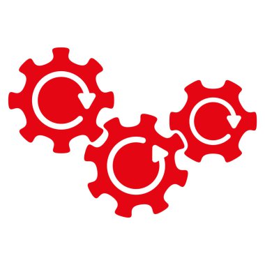 Şanzıman vites döndürme düz simgesi