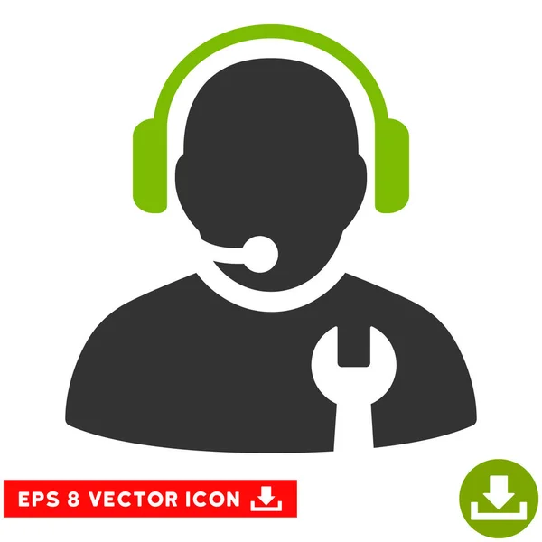 Opérateur de service vectoriel Eps Icône — Image vectorielle