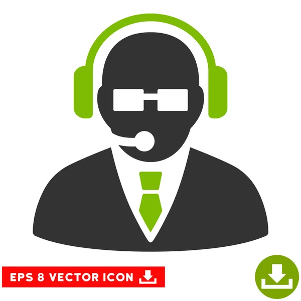 Administrador de Soporte Vector Eps Icono — Vector de stock
