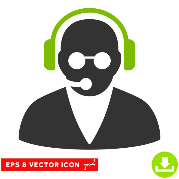 Soporte Operador Vector Eps icono — Vector de stock