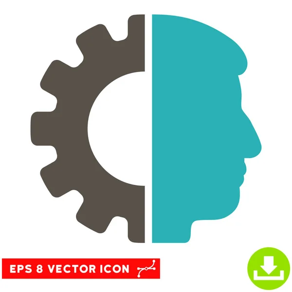 Androidkopfvektor eps-Symbol — Stockvektor