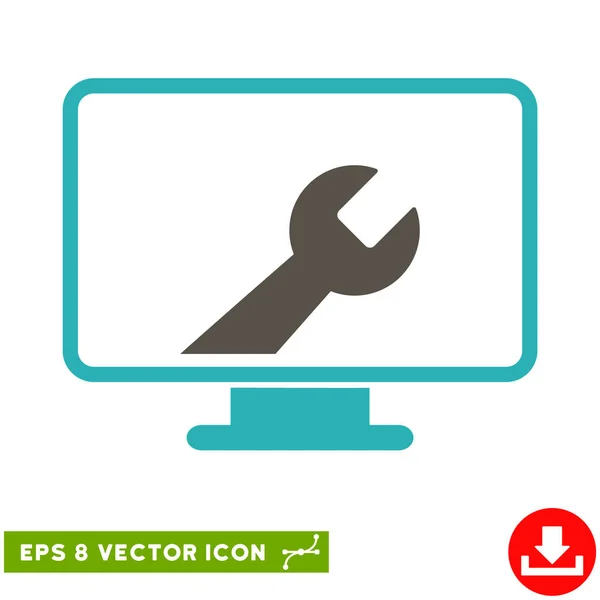 Desktop Optionen Vektor eps Symbol — Stockvektor