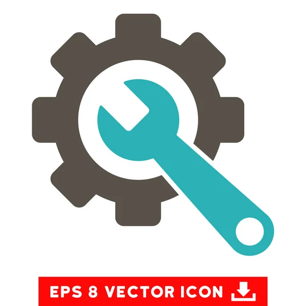 Équipement et clé vectoriel Eps Icône — Image vectorielle