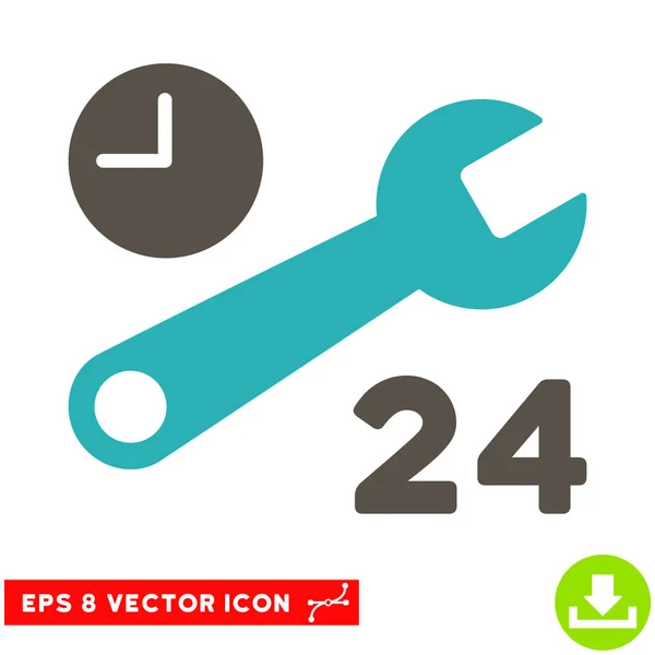 Service Stunden Vektor eps Symbol — Stockvektor