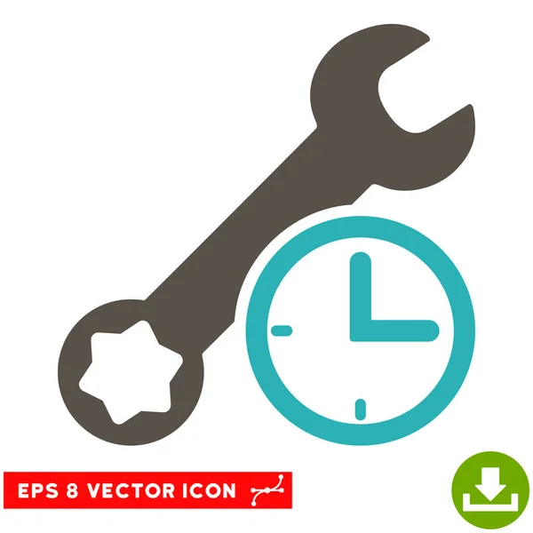Service Time Vector Eps Icon — Stock Vector