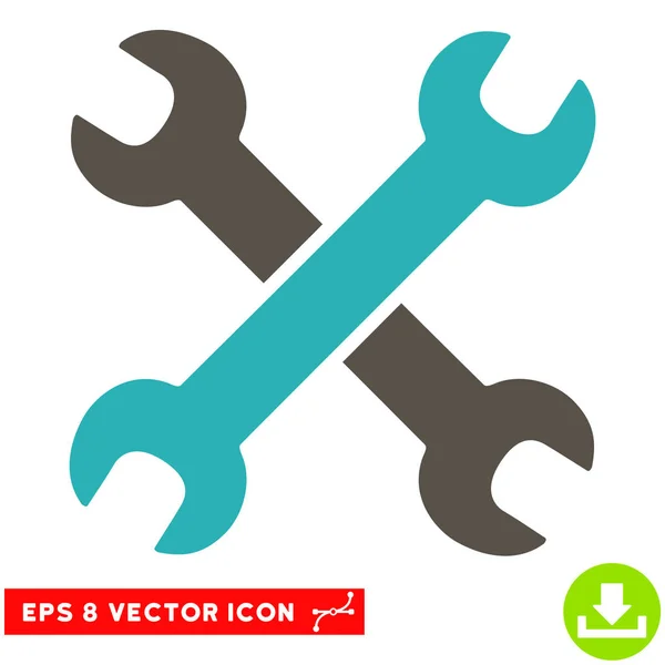 Schraubenschlüssel Vektor eps Symbol — Stockvektor