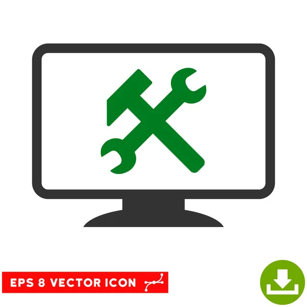 Desktop Settings Vector Eps Icon — Stock Vector