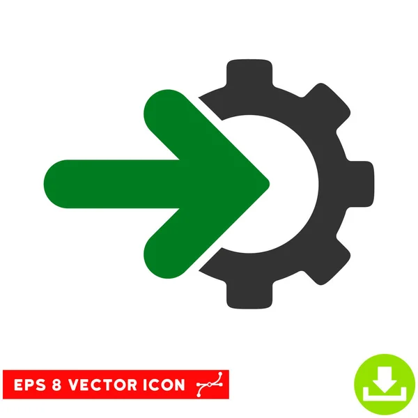 Gear Vector Eps Icon — стоковый вектор