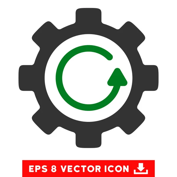 Dirección de rotación del engranaje Vector Eps Icono — Vector de stock