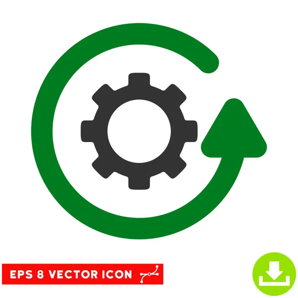 Getriebedrehrichtung Vektor eps Symbol — Stockvektor