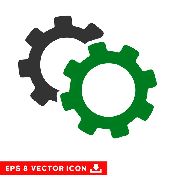 Getriebe Vektor eps-Symbol — Stockvektor