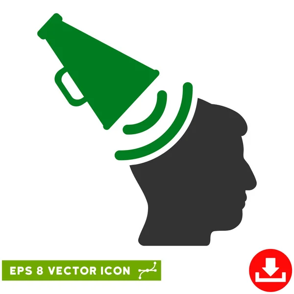 Propagande mégaphone vecteur Eps icône — Image vectorielle