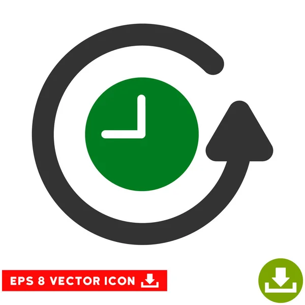 Uhr-Vektor-eps-Symbol wiederherstellen — Stockvektor