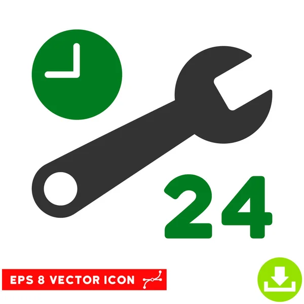 Service Stunden Vektor eps Symbol — Stockvektor