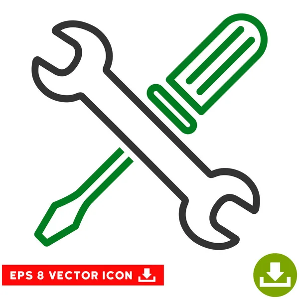 Tuning Tools Vektor eps Symbol — Stockvektor